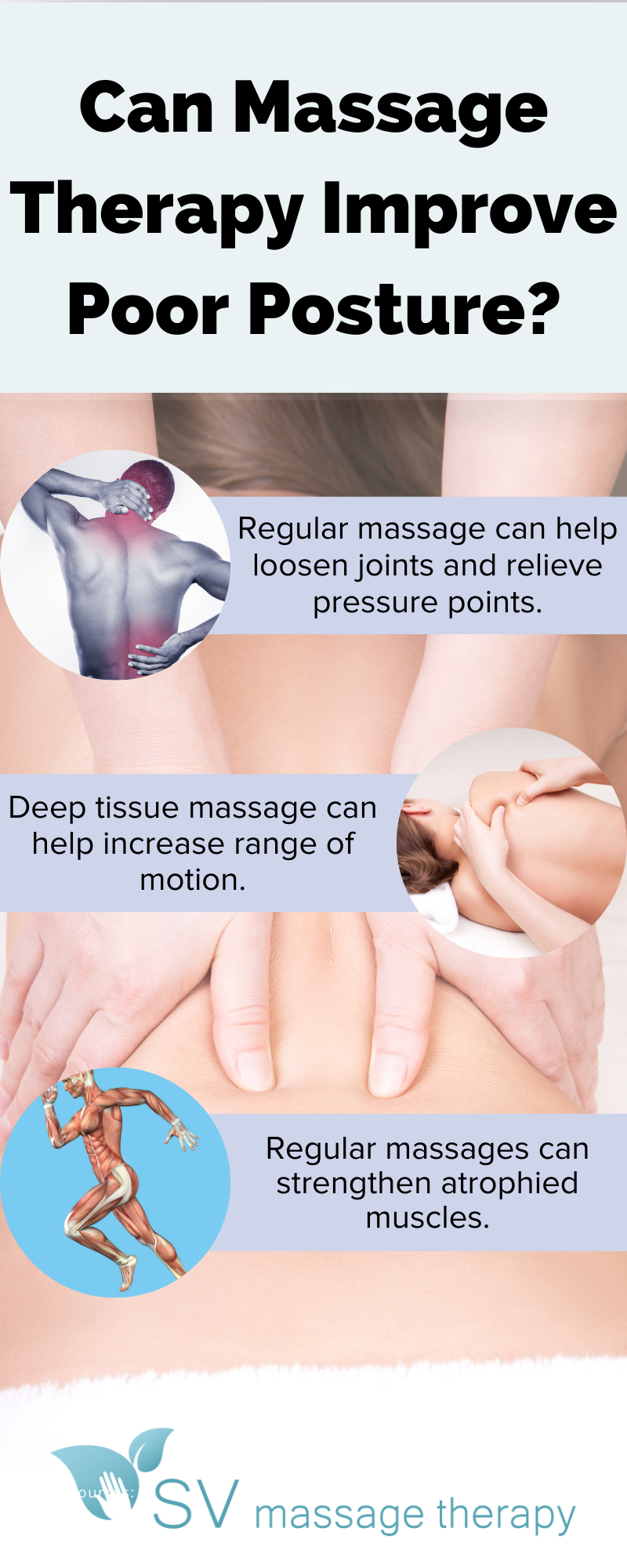 information about how massage therapy can improve posture